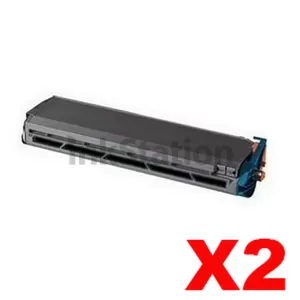 2 x Fuji Xerox Phaser 7300 Compatible High Capacity Black Toner Cartridge - 15,000 pages (016-1980-00)