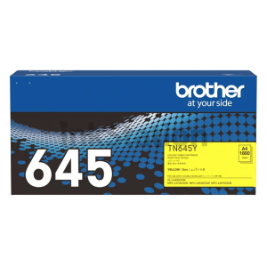 Genuine Brother TN-645Y Yellow Toner Cartridge - 1,800 pages