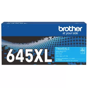 Genuine Brother TN-645XLC Cyan High Yield Toner Cartridge - 4,500 pages