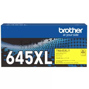 Genuine Brother TN-645XLY Yellow High Yield Toner Cartridge - 4,500 pages
