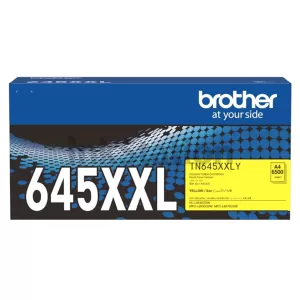 Genuine Brother TN-645XXLY Yellow Super High Yield Toner Cartridge - 6,500 pages
