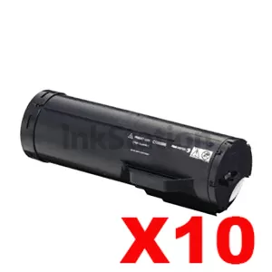 10 x Fuji Xerox DocuPrint M465AP Compatible Black High Yield Toner Cartridge - 25,000 pages (CT202373)