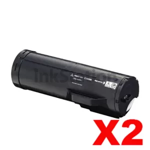 2 x Fuji Xerox DocuPrint M465AP Compatible Black High Yield Toner Cartridge - 25,000 pages (CT202373)