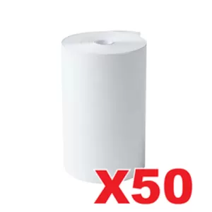 50 Rolls 57x57mm Calibor 1PLY Bond Paper Receipt Roll