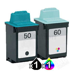 Lexmark No.50 + No.60 (17G0050 + 17G0060) Compatible Ink Cartridges Combo [1BK,1CL]