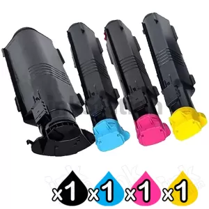 4 Pack Fuji Xerox Docucentre II C3000, DCC III C3100, C4100 Compatible Toner Cartridges - (CT200868-CT200871)
