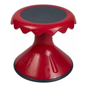 Visionchart Creative Kids Sunflower Stool 330 x 330 x 310mm Dark Red