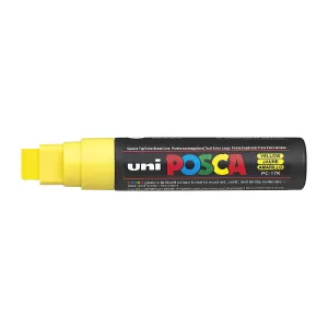 POSCA PC17K Paint Marker Extra Wide Chisel Tip Yellow
