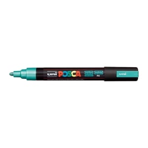 POSCA PC5M Paint Marker Medium Bullet Tip Metallic Green