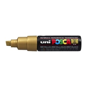 POSCA PC8K Paint Marker Bold Chisel Tip Gold