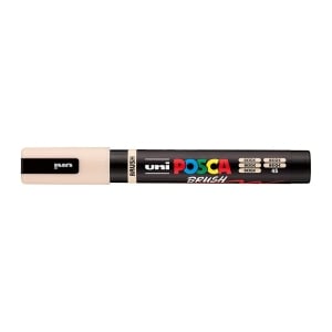 POSCA PC5BR Brush Paint Marker Medium Tip Beige