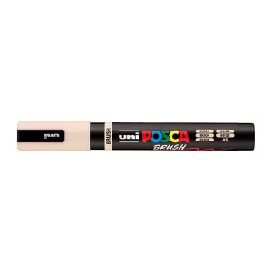 POSCA PC5BR Brush Paint Marker Medium Tip Beige