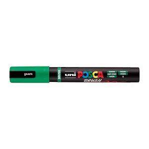 POSCA PC5BR Brush Paint Marker Medium Tip Green