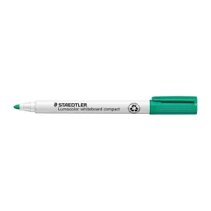 10 x Staedtler 341 Lumocolor Compact Whiteboard Marker Green