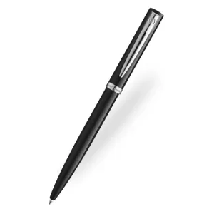 Waterman Impression Medium Ballpoint Pen Black Lacquer Chrome Trim