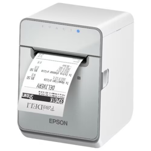 TM-L100 Liner-Free Compatible Thermal Label Printer-C31CJ52801-USB, Ethernet, Serial 
