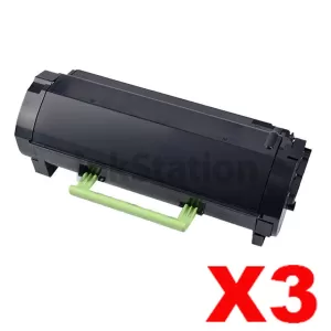 3 x Lexmark 66S1000 Compatible MS531/MS632/MX532/MX632 Toner Cartridge - 5,000 pages