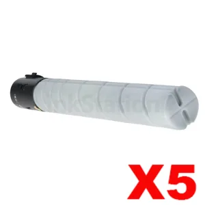 5 x Konica Minolta BIZHUB 458e 558e 658e Compatible TN516 Toner Cartridge - 26,000 pages (AAJ7090)