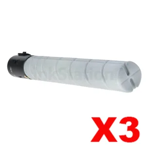 3 x Konica Minolta BIZHUB 458e 558e 658e Compatible TN516 Toner Cartridge - 26,000 pages (AAJ7090)