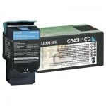 Lexmark (C540H1CG) Genuine C540 / C543 / C544 / C546 / X543 / X544 / X546 Cyan HY Toner Cartridge - 2,000 pages