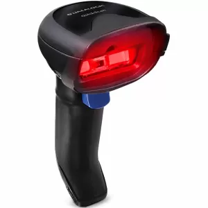 Datalogic Scanner Kit, QuickScan QD2220, 1D Linear Imager, USB, Black (includes scanner, USB cable 90A052065 and stand STD-QW25-BK)