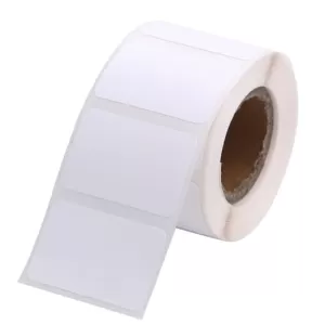 1 Roll Thermal Transfer 30mm X 20mm Perforated Labels White - 1200 Labels per Roll