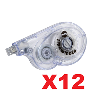 Marbig Sidewinder Correction Tape 5mm x 8m 12 Pack