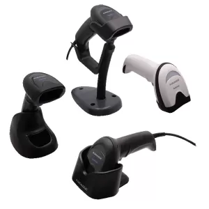 Datalogic QuickScan QD2590 Kit, 2D MegaPixel Imager, USB/RS232, Black (incl scanner, USB A cable 90A052258 & stand Std-Autflx-QD25-BK)
