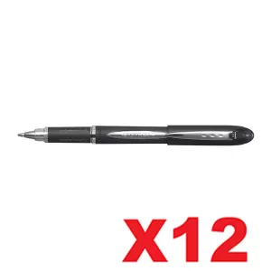 Uni-ball Jetstream SX210 Rollerball Pen Medium 1.0mm Black Pack of 12