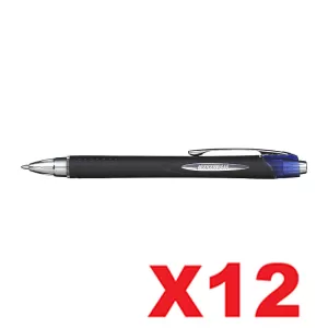 Uni-ball Jetstream SXN210 Retractable Rollerball Pen Medium 1.0mm Blue Pack of 12