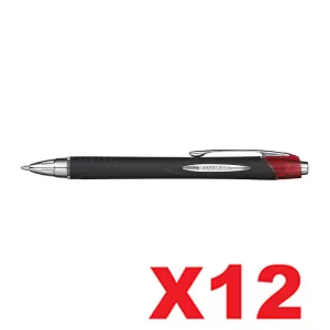 Uni-ball Jetstream SXN210 Retractable Rollerball Pen Medium 1.0mm Red Pack of 12