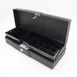 POSIFLEX CR-2210 Black Fliptop Cash Drawer