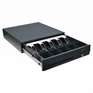 POSIFLEX CR-4100 Cash Drawer Black with 8010 Key lock