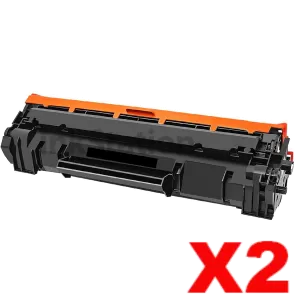 2 x HP 141X W1410X Compatible Black Toner Cartridge - 2,000 Pages