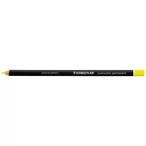 12 x Staedtler 108 20 Lumocolor Glasochrom Permanent Pencil Yellow