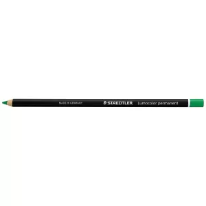 12 x Staedtler 108 20 Lumocolor Glasochrom Permanent Pencil Green