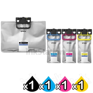 4 Pack Genuine Epson T12P Ink Pack Combo C13T12P100 - C13T12P400 [1BK,1C,1M,1Y]