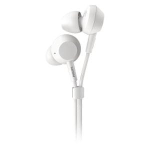 Philips Wired In-ear Earbuds with Bass - White (TAE4105WT/00)