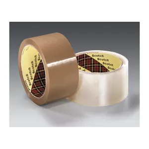 Scotch 371 Clear Packaging Tape 48mm x 75m Box Sealing - Pack of 36 Rolls