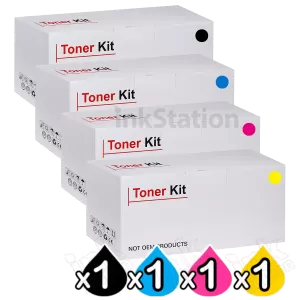 4 Pack Compatible Kyocera TK-5244 Toner Cartridges Combo [1BK,1C,1M,1Y] - ECO Package