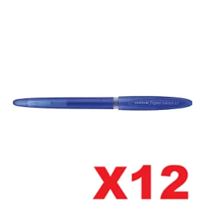 Uni-Ball Signo 170 Gelstick Rollerball Pen 0.7mm Blue Pack of 12