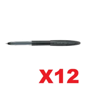 Uni-Ball Signo 170 Gelstick Rollerball Pen 0.7mm Black Pack of 12