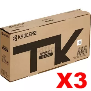 3 x Genuine Kyocera TK-6864 Toner Cartridge ECOSYS MZ3201ix - 15,000 pages