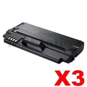 3 x Compatible Samsung ML-D1630A Black Toner Cartridge - 2,000 pages