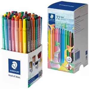 Staedtler 221 Noris Twist Wax Crayon 72 Pack