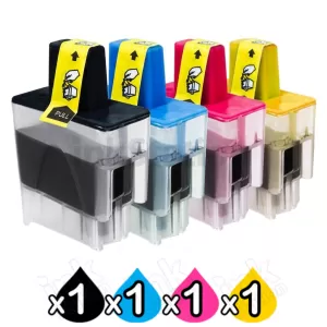 4 Pack Compatible Brother LC-47 Inkjet Cartridges Combo [1BK,1C,1M,1Y]
