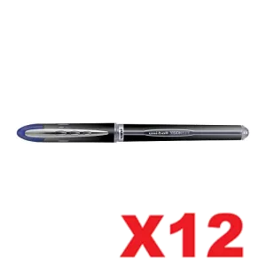 Uni-Ball Vision Elite Liquid Ink Rollerball Pen 0.5mm Blue Pack of 12