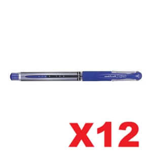Uni-Ball Signo Gel Grip Gel Pen 0.7mm Blue Pack of 12