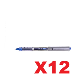 Uni-Ball Eye Liquid Ink Rollerball Pen 0.7mm Blue Pack of 12