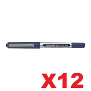 Uni-Ball Eye Liquid Ink Rollerball Pen 0.5mm Blue Pack of 12